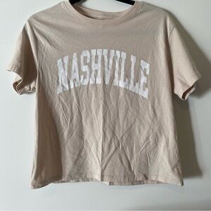 Free Kisses‎ Tan Crop Top